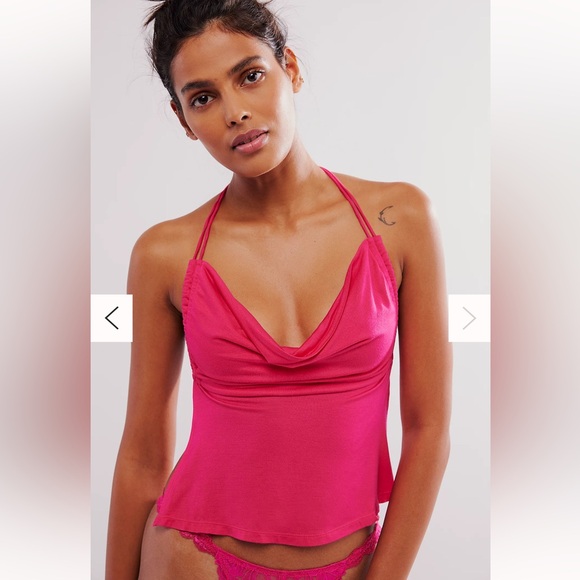 FREE PEOPLE So Soft Cami - Color Raspberry- Size M - Picture 1 of 6